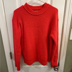 American Eagle Red Crewneck Sweater